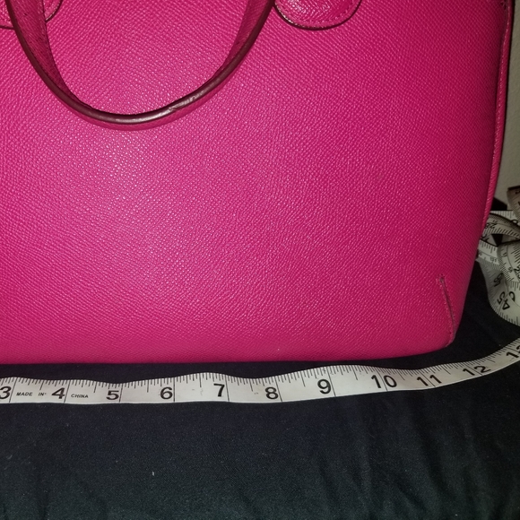 Coach Bright Pink Dome Handbag - Picture 7 of 11